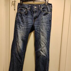 Levis 559 Jeans Mens 32x32 Denim Relaxed Fit Straight Leg Blue